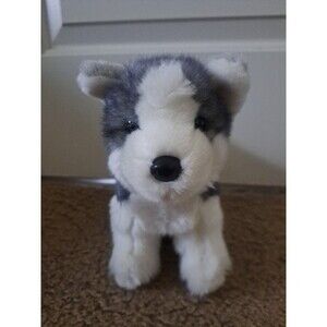 Douglas Cuddle Toys Husky Dog Stuffed Plush Animal  2022 #1736 White Gray